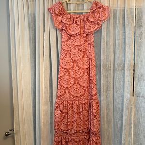 Maxi strapless dress